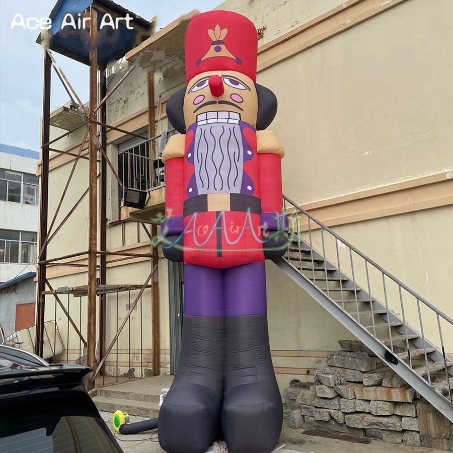 4m/5m/6mTall Inflatable Easter Island Soldier Standing At Attention Rank-And-File Soldier Model For Event Exhibiton