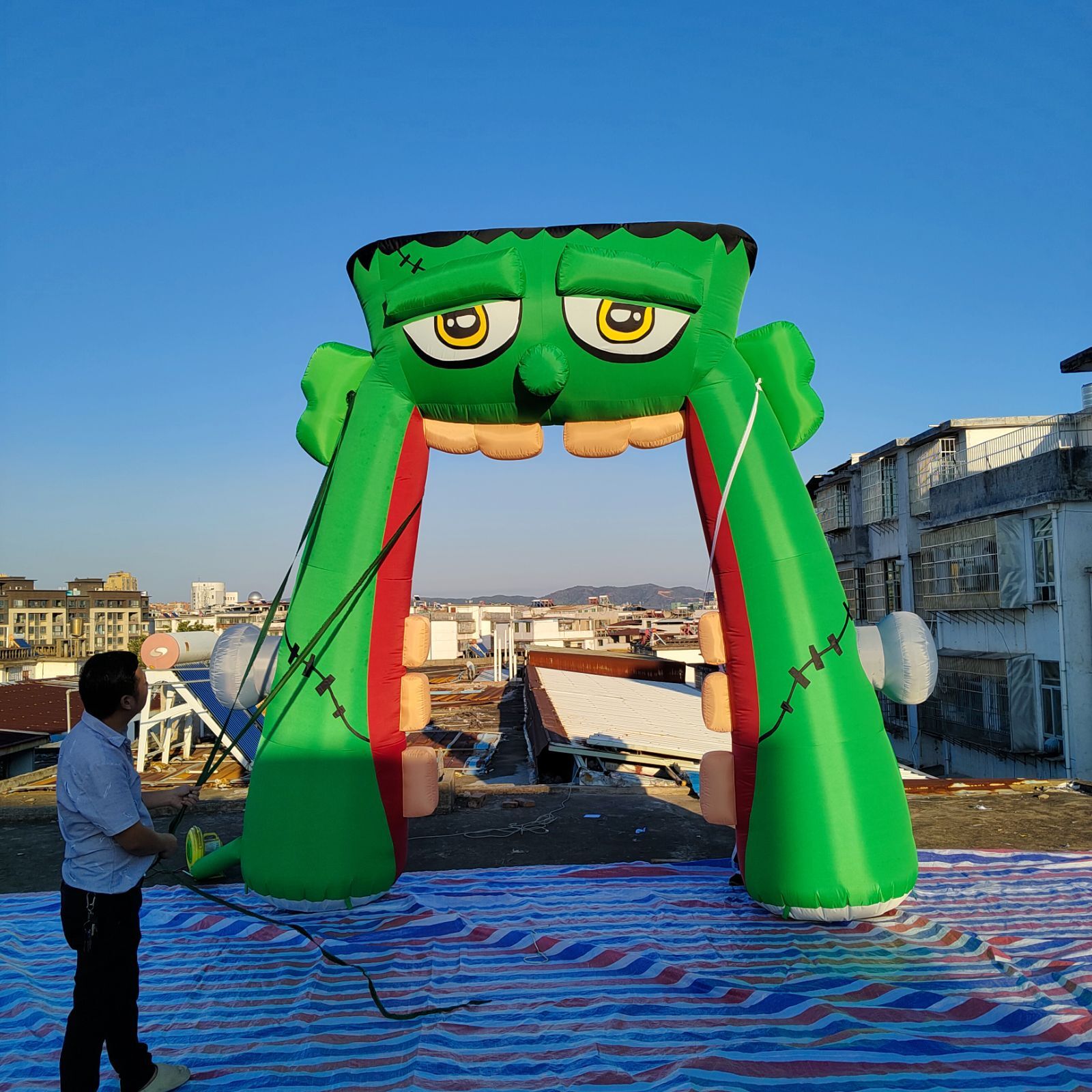 Inflatable Frank stein Arch