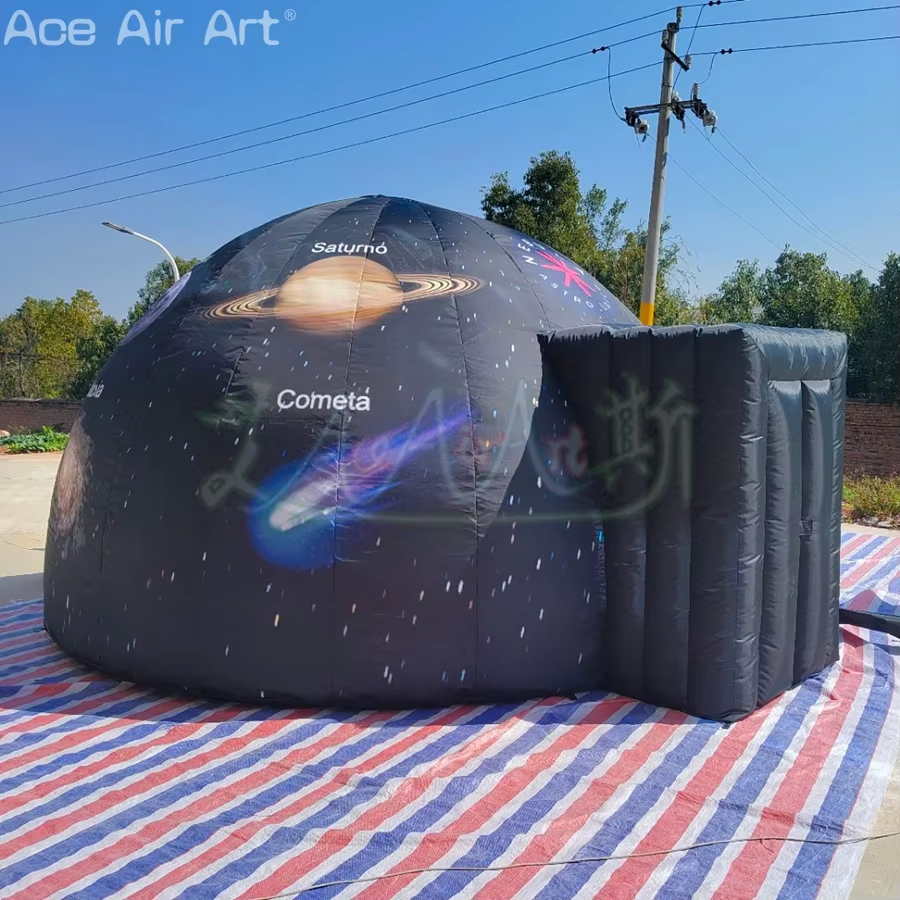 Inflatable Projection Planetarium Tent Dome with Printing for School and Museum