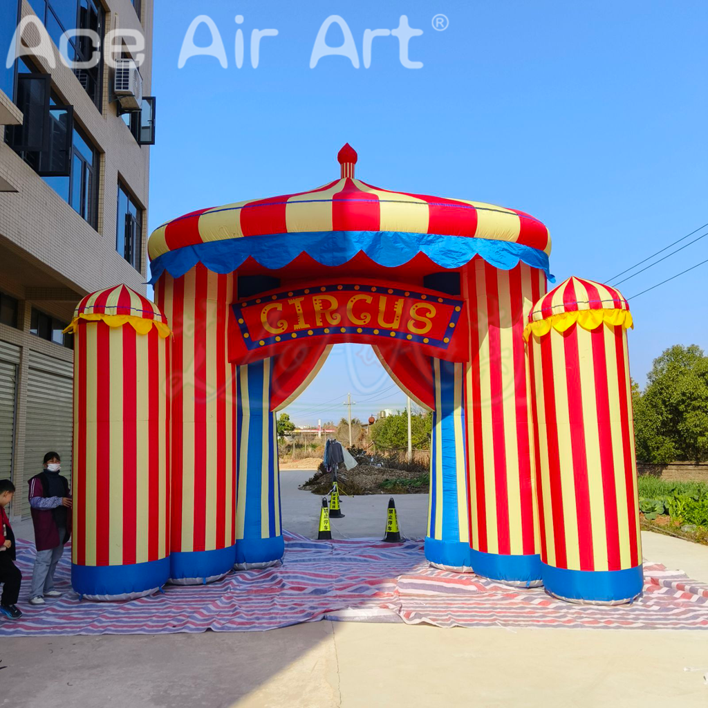 Custom Inflatable Circus Arch Carnival Entrance Inflatable Circus Archway for Carnival Party Outdoor Event Advertising